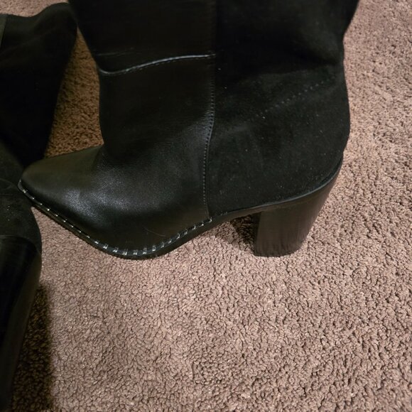 Aldo studded black boots - Picture 2 of 4